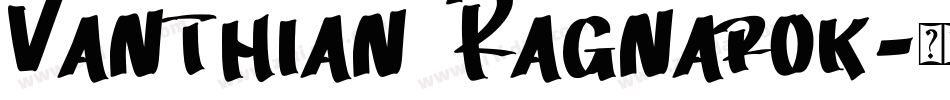 Vanthian Ragnarok字体转换